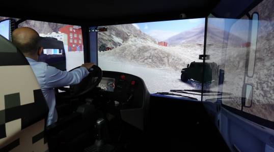 Driving simulator for defense