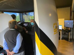 High immersion truck simulator at CEFEC Chile by Simumak