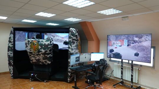 Simuladores Simumak para la licencia de conducción en el ejército