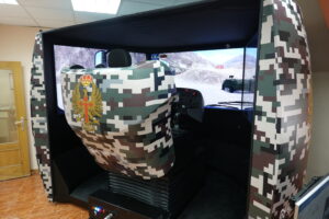 simulador de camión para entrenamiento en Defensa